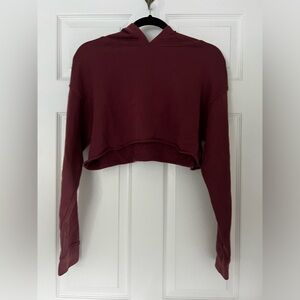 Cropped sweatshirt with good moon and sun accent. Very comfy size small